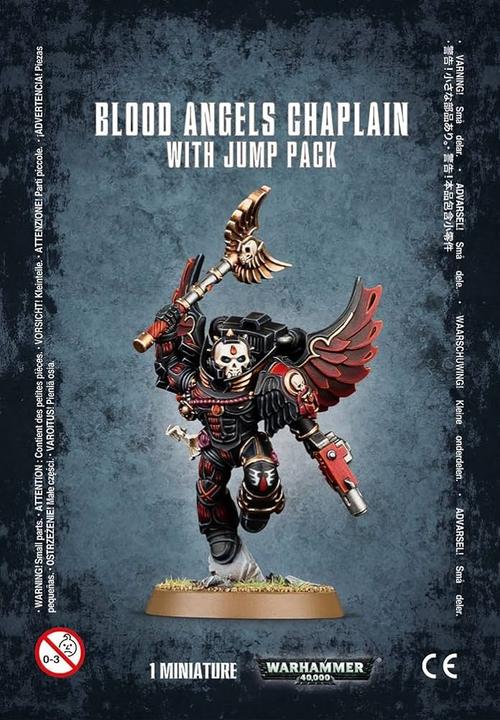 Produktbild Games Workshop Blood Angels Chaplain With Jump Pack