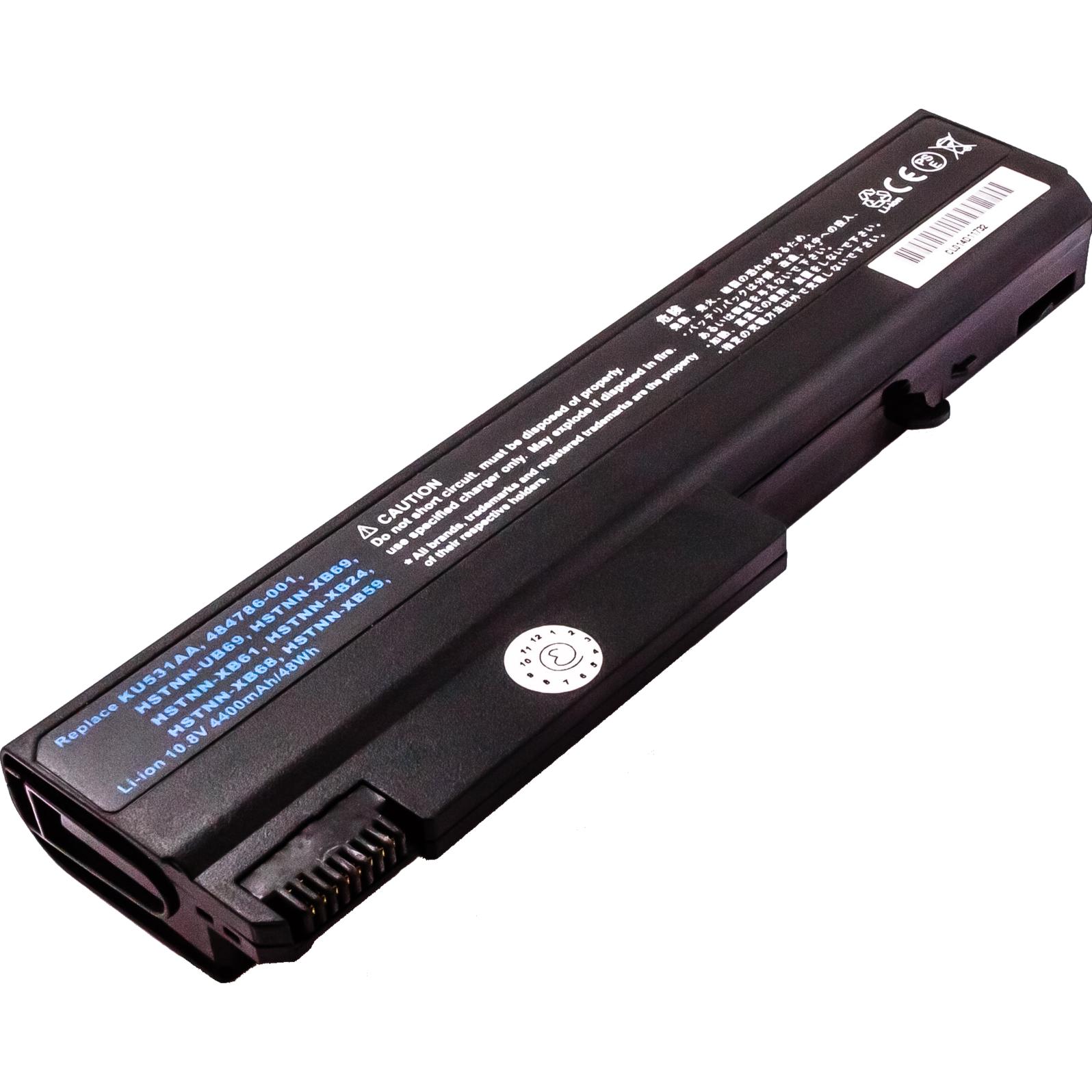 CoreParts Mbi1942 (6 Zellen, 4400 mAh), Notebook Akku, Schwarz