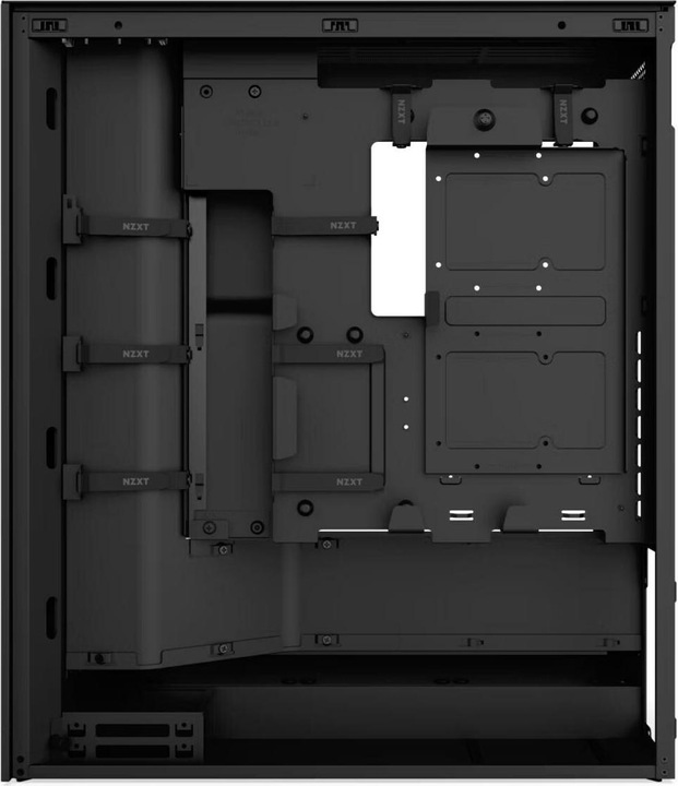 Actual product image NZXT H7 Flow (2024) Mid-Tower Case Black (ATX, Mini-ITX, mATX, E-ATX)