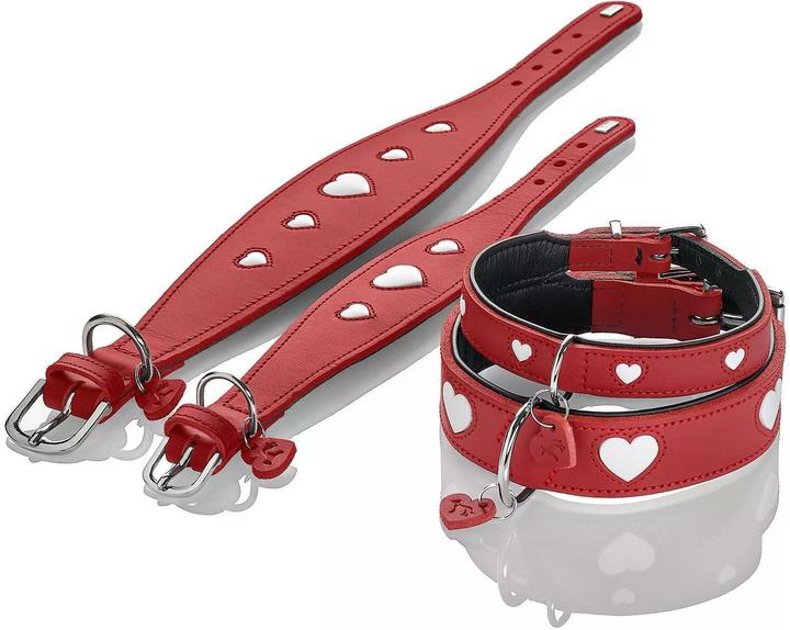 Immagine prodotto Hunter Collare Greyhound Love 47/S-M, rosso/nero (Cane, Generale)