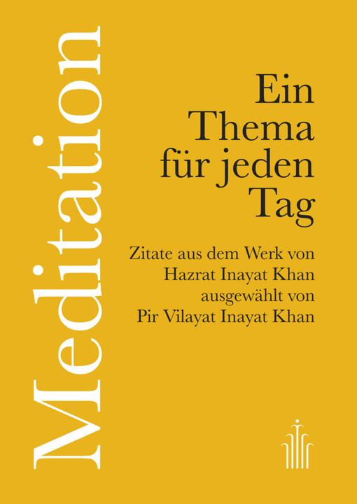 Produktbild Meditation (Deutsch, Hazrat Inayat Khan, 2016)