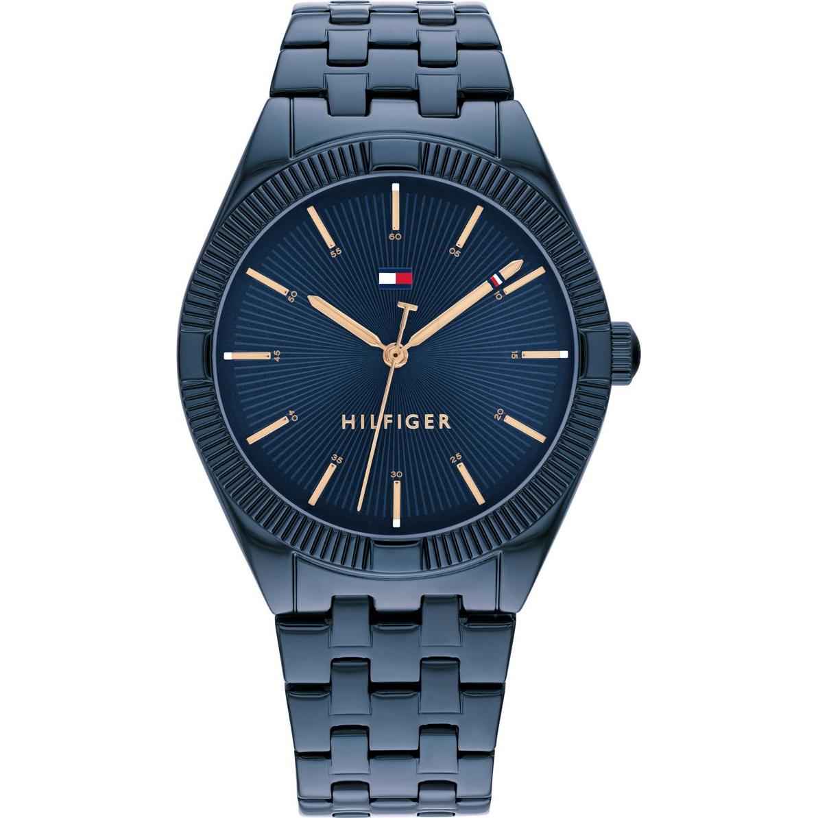 Tommy Hilfiger, Armbanduhr, Rachel, Blau, (Analoguhr, 34 mm)