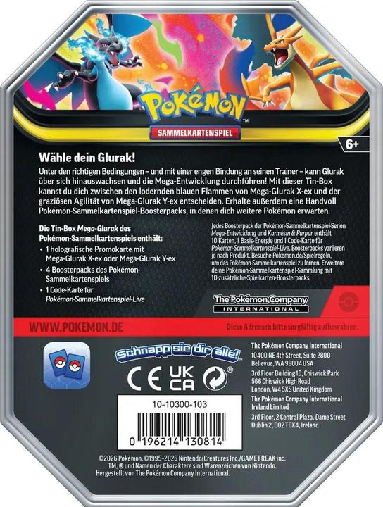 Actual product image Pokémon P-DE Spring ex Tin Variante B (German, Box Set & Collection)