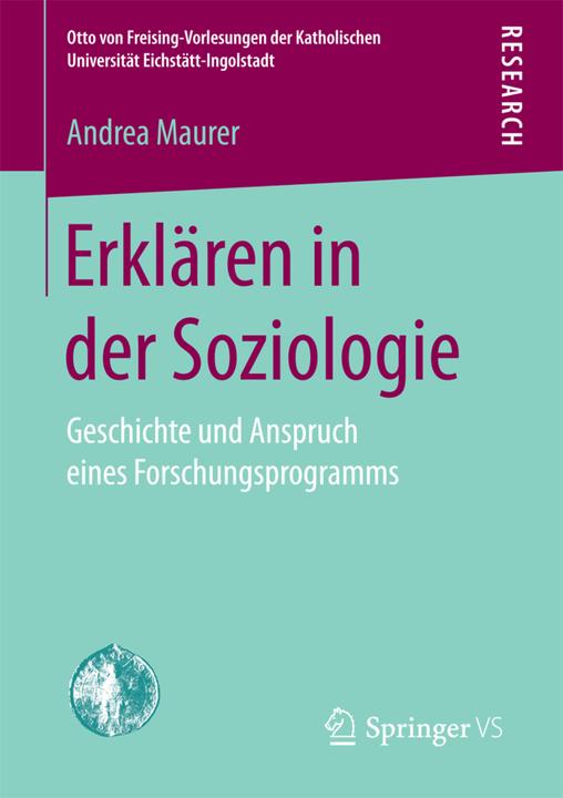 Produktbild Erklären in der Soziologie (Deutsch, Andrea Maurer, 2017)