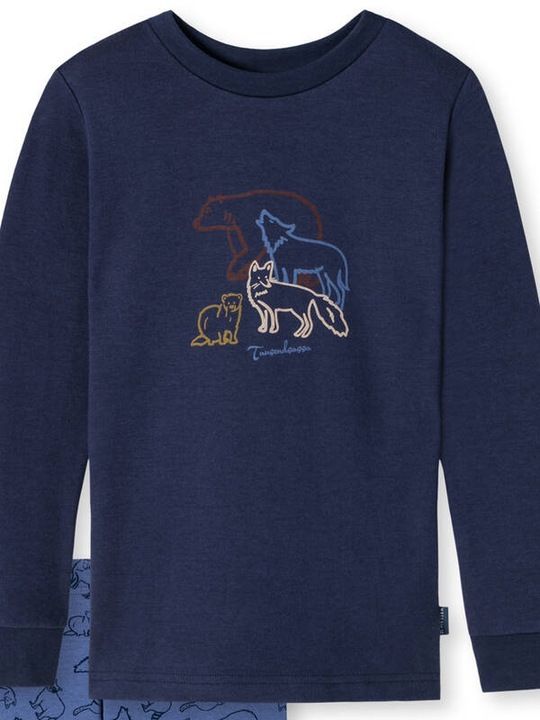 Produktbild Schiesser Boys Bündchen Pyjama (116)