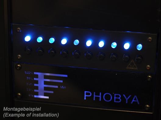 Produktbild Phobya UltraGuide 10 Controller Single Bay 5,25' (10 Lüfter)