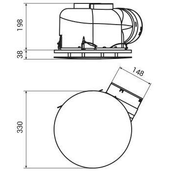 Thumbnail - Vents, Belüftungsventilator, HBF 250 T ROUND