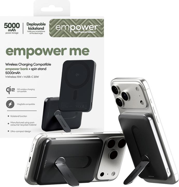 Immagine prodotto PanzerGlass banco di rotazione per l'empowerment (5000 mAh, 20 W, 18.50 Wh)