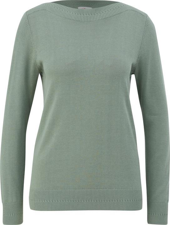Actual product image s.Oliver Strickpullover Strickpullover mit Rippelementen (46)