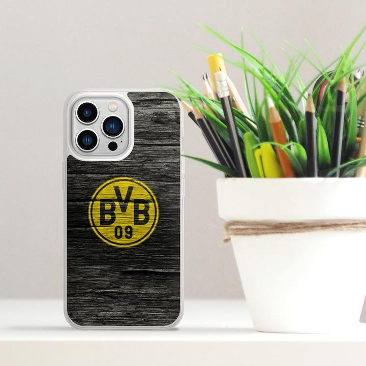 Produktbild DeinDesign Silikon Hülle für Apple iPhone 13 Pro Handyhülle Case Smartphone Schutzhülle BVB Borussia Dortmund (Apple iPhone 13 Pro)