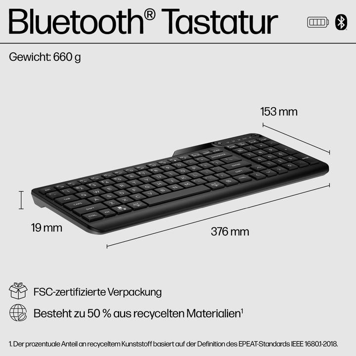Actual product image HP 460 Bluetooth keyboard (DE, Wireless)