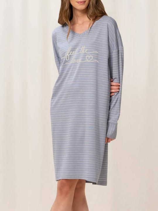 Produktbild Triumph Nachthemd Casual Bequem sitzend Nightdresses NDK LSL 10 CO/MD (40)
