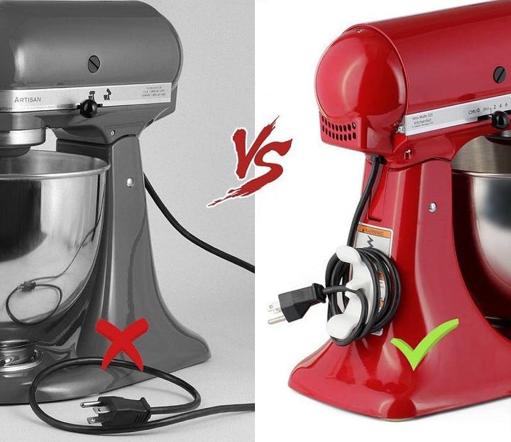 Immagine prodotto Hermex Portacavi per macchine da cucina Fermacavi autoadesivo nero