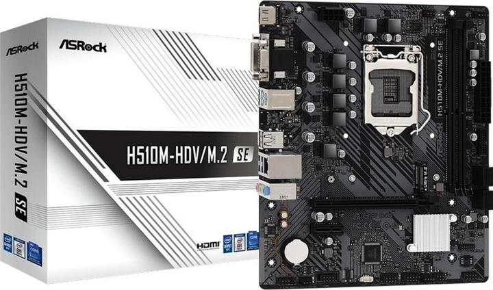Produktbild AsRock H510M-HDV/M.2 (LGA 1200, Intel H510, mATX)