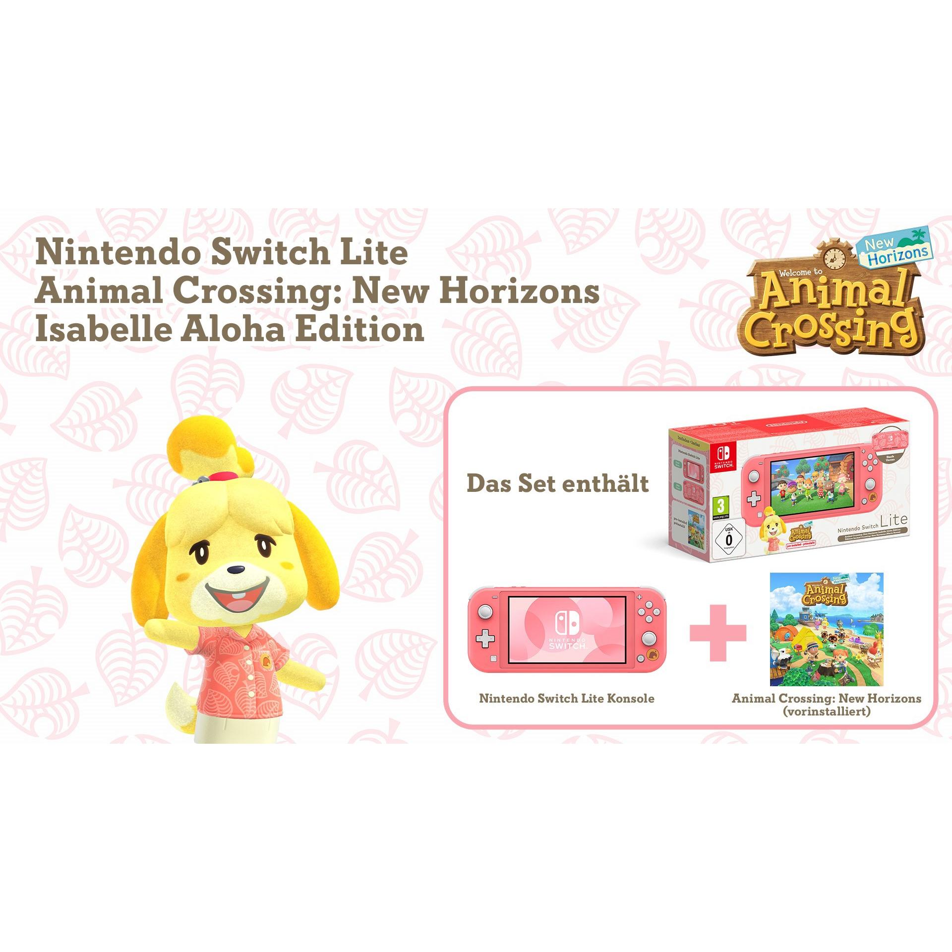 Nintendo Switch Lite Animal Crossing: New Horizons Isabelle Aloha