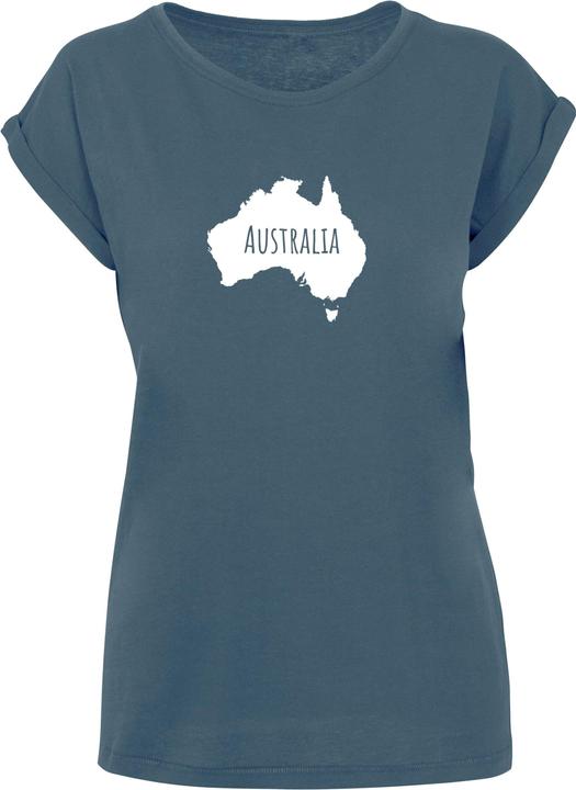 Actual product image Merchcode Ladies Australia X Extended Shoulder Tee - 116405 (M)