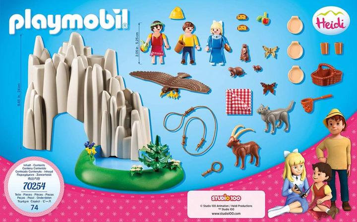 Actual product image Playmobil At the crystal lake with Heidi, Peter and Clara (70254, Playmobil Heidi)