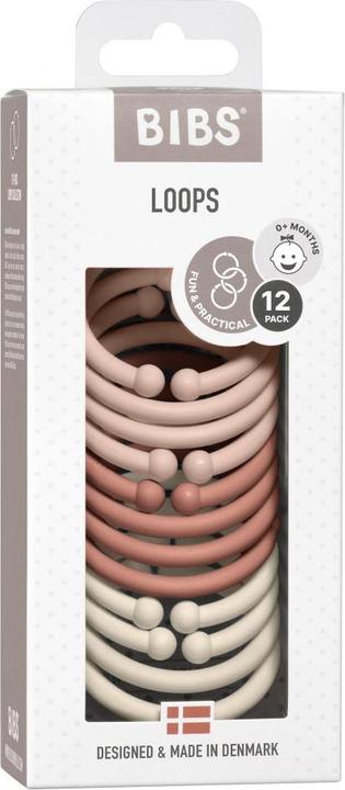 Actual product image Bibs Loops, Blush/Woodchuck/Ivory (1 x)