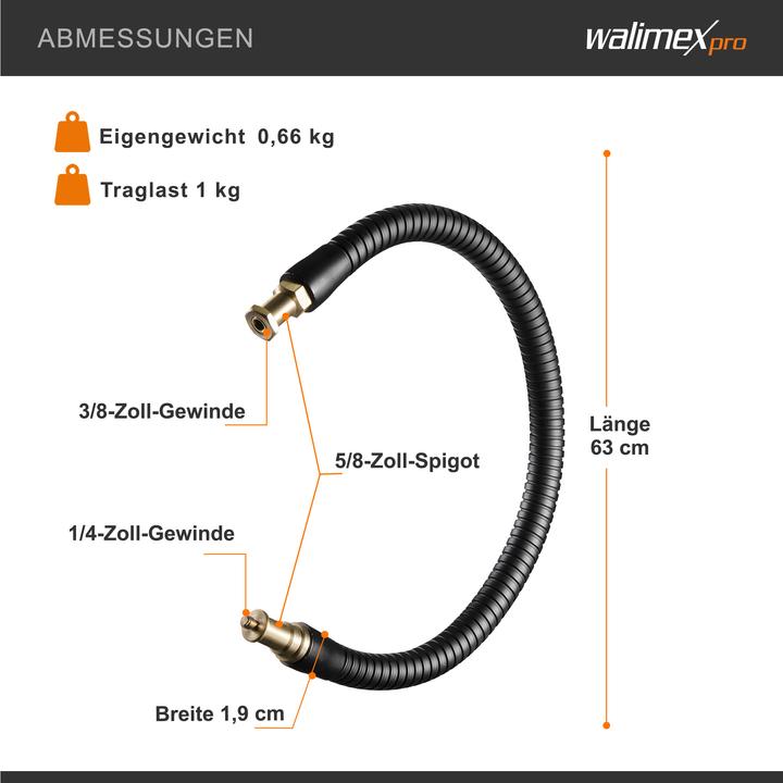 Image du produit Walimex support flexible col de cygne XL (Adaptateur pour pied)