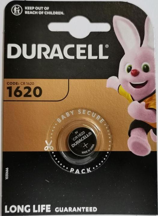 Actual product image Duracell Electronics (1 pcs., CR1620, 75 mAh)