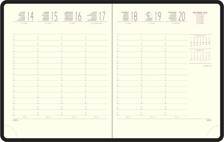 Image du produit Exacompta Agenda de bureau "Eurotime 18" 2023, gagnant