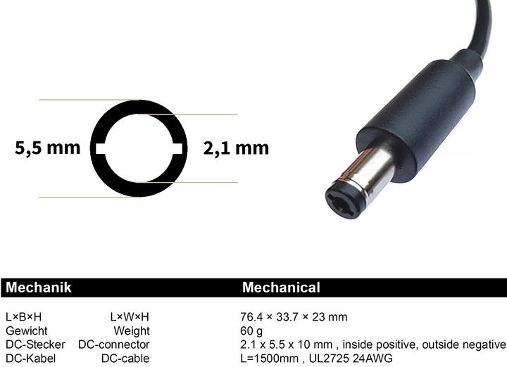 Immagine prodotto Gequdio HN-Alimentatore compatibile con Yealink, Snom, FAV