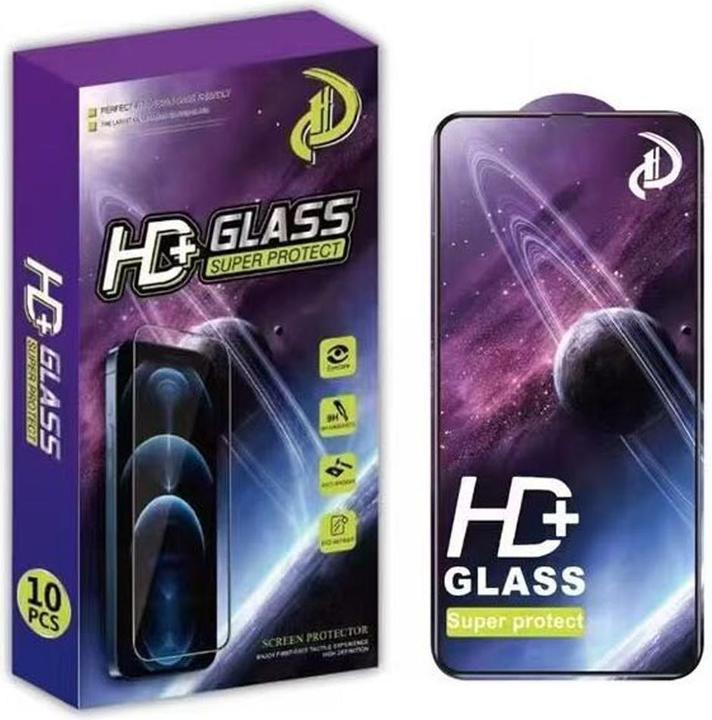 Actual product image OEM Tempered glass 9D for Samsung Galaxy S25 Ultra black frame 10in1 (10 Piece, Samsung Galaxy S25 Ultra)