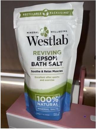 Actual product image Westlab Reviving Epsom Bath Salt (Bath pearls, 350 g)