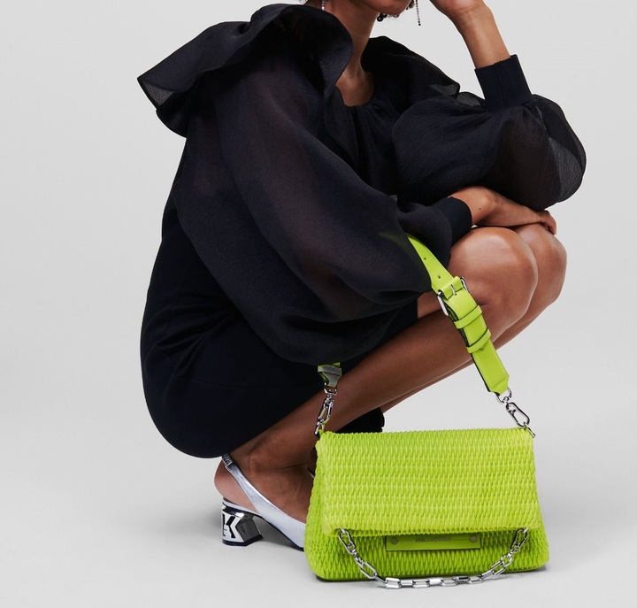 Actual product image Karl Lagerfeld k/kushion MD quilt fold tote