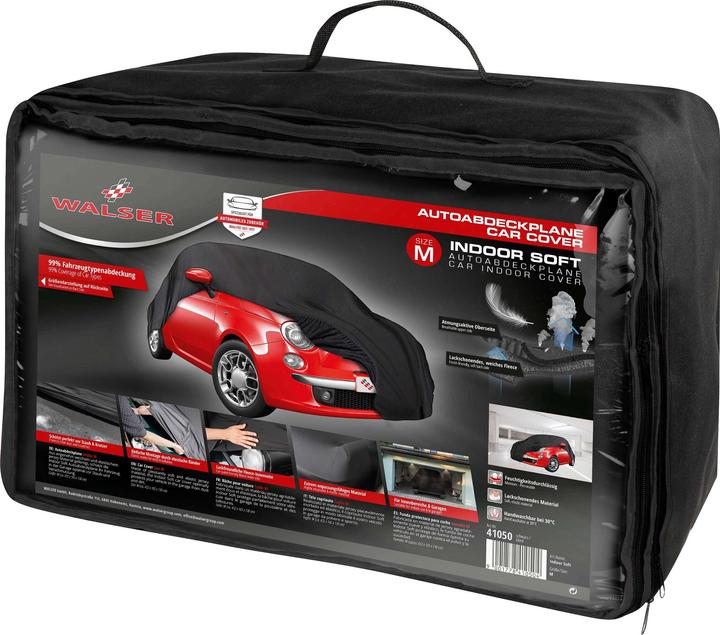 Image du produit Walser Autoplane Indoor Stretch Plus, Bâche de protection pour voiture taille 1 voiture noire