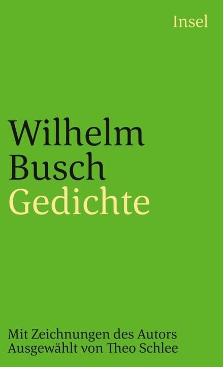 Produktbild Gedichte (Deutsch, Wilhelm Busch, 1999)