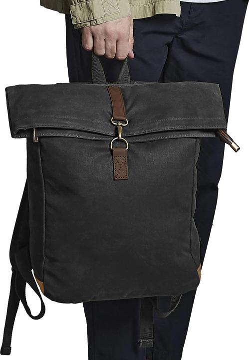 Produktbild Quadral Heritage gewachser Canvas Rucksack mit LederAkzent (9 l)