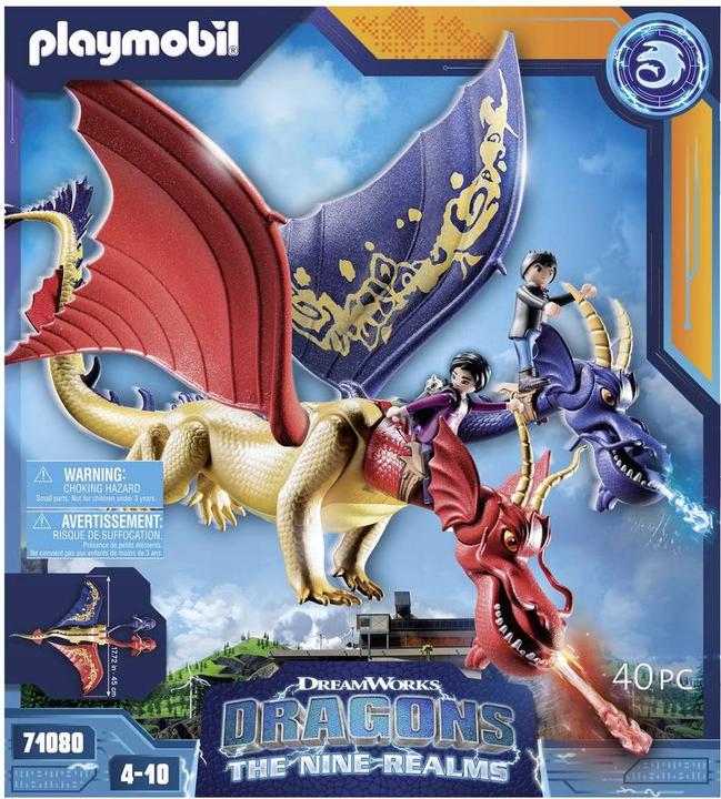 Actual product image Playmobil The Nine Realms - Wu & Wei with Jun (71080, Playmobil Dragons)
