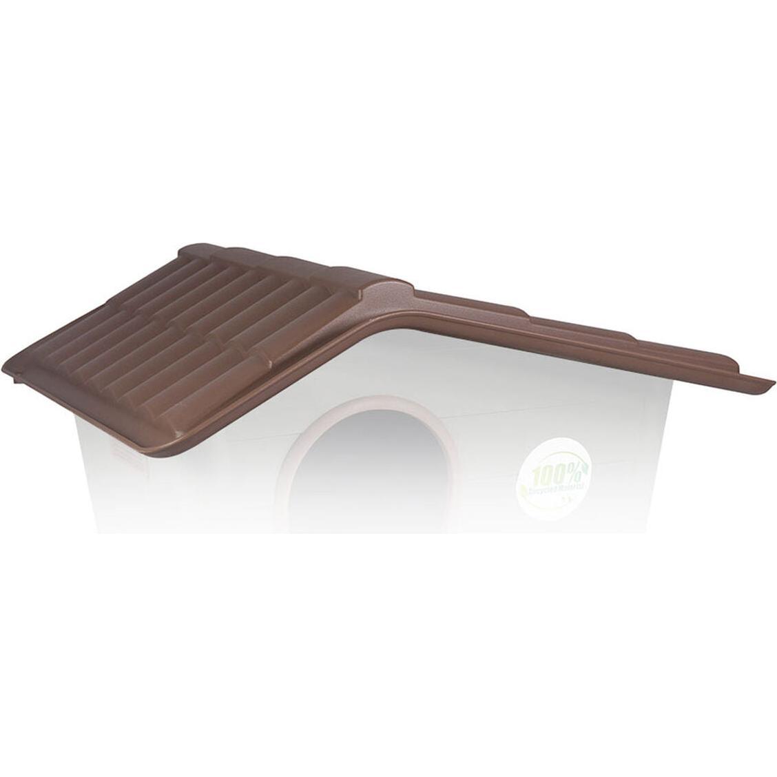 Nayeco Dach für Schuppen Eco Mini 06910 Ersatzteil Braun 60 x 50 x 41 cm, Casetta per cani