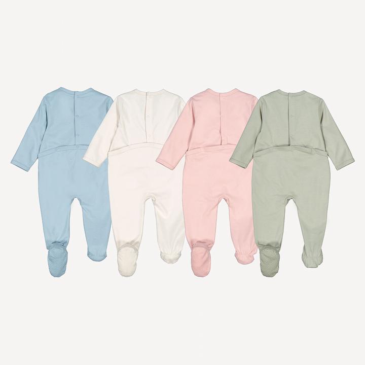 Image du produit La Redoute Collections 4er-Pack Baby Strampler aus Baumwolle (74)