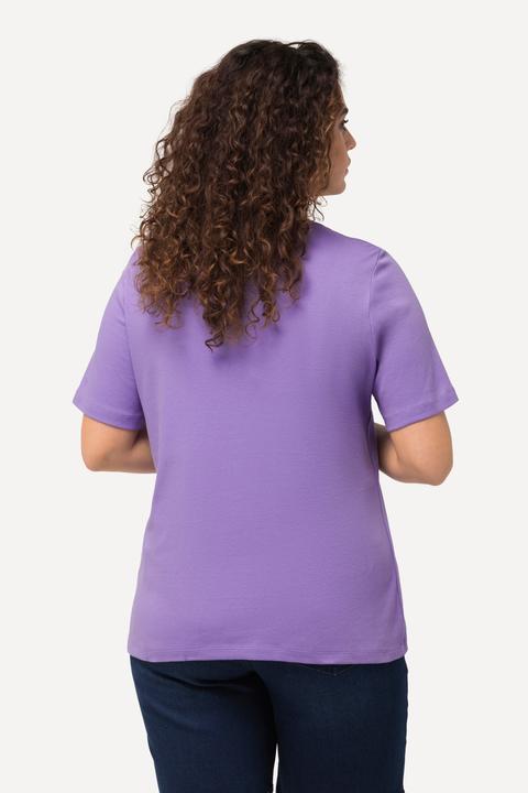 Produktbild Ulla Popken Shirt, doppellagige Vorderseite, Slim, Rundhals, Halbarm (56)