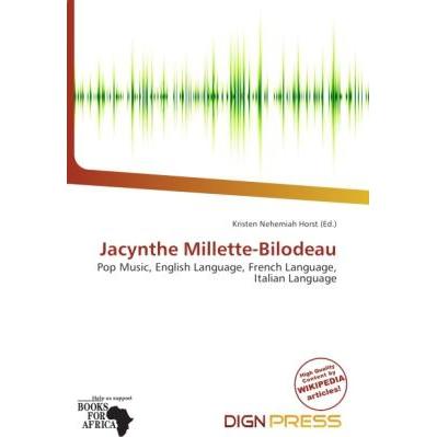 Jacynthe Millette-Bilodeau, Fachbücher