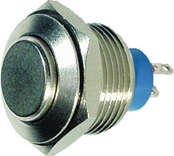 Actual product image APEM PB switch,16mm,Flat Button,solder term