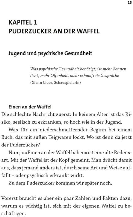 Actual product image Icing sugar on a wafer - How to keep the psyche in balance (Jana Hauschild, German)