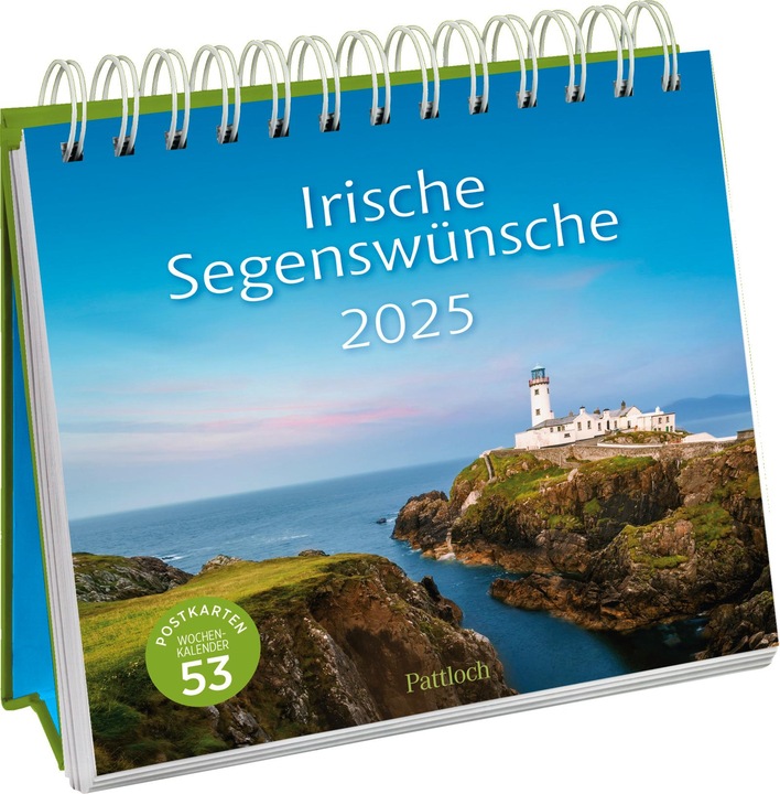 Produktbild Postkartenkalender 2025: Irische Segenswünsche (Deutsch)