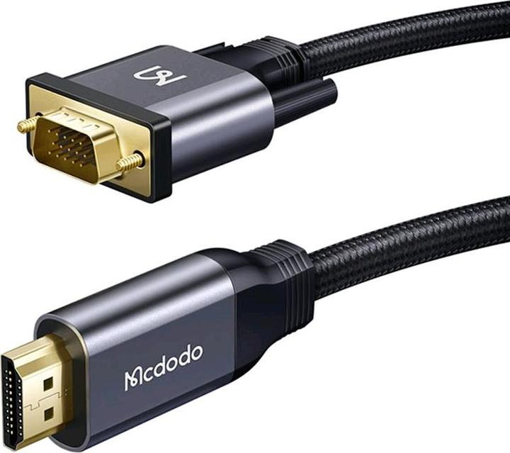 Productafbeelding Mcdodo Kabel HDMI - D-Sub (VGA) 2m szary (79827) (2 m, HDMI)