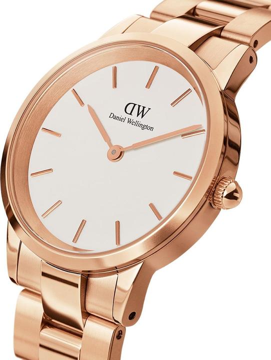 Actual product image Daniel Wellington Iconic Link White Rose Gold (36 mm) (Analogue wristwatch, 36 mm)
