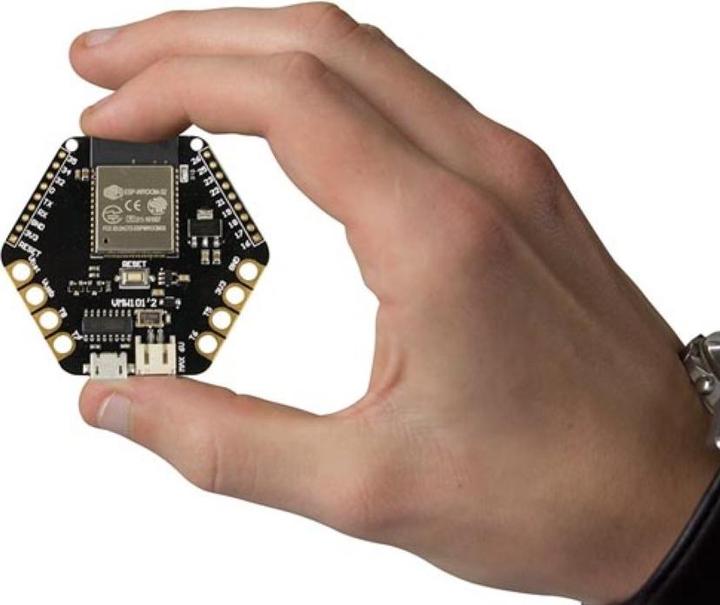 Image du produit Whadda Carte de développement wearable ESP32 (Divers)