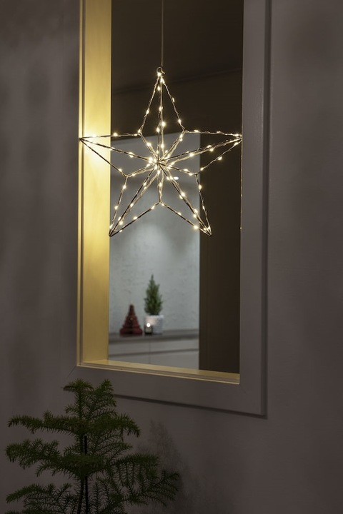 Immagine prodotto Konstsmide LED Window Hanger Gold Star 36 cm, per interni