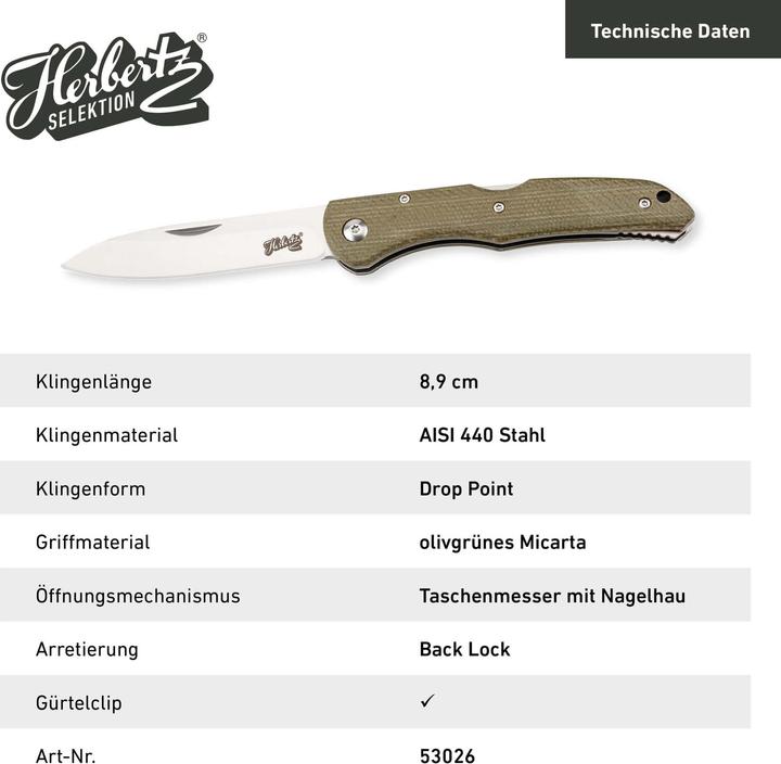 Produktbild Herbertz Selektion Taschenmesser (8.90 cm)