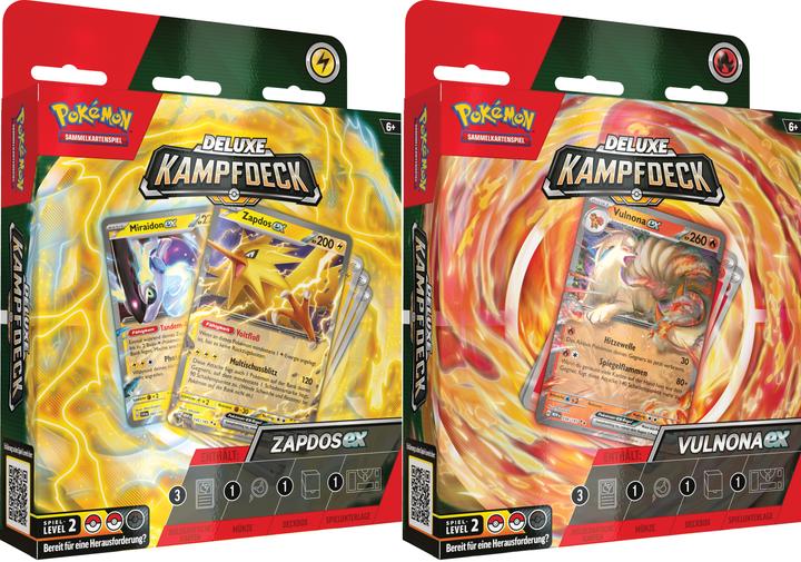 Actual product image Pokémon PKM Deluxe Battle Deck - 1 piece assorted (German, Deck)