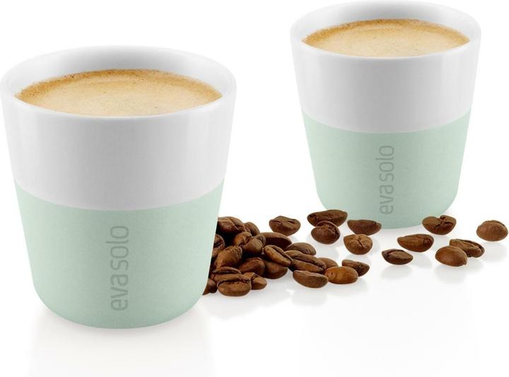 Actual product image Eva Solo Espresso cup 80 ml, 2 pieces, Green/White (80 ml, 2 x)