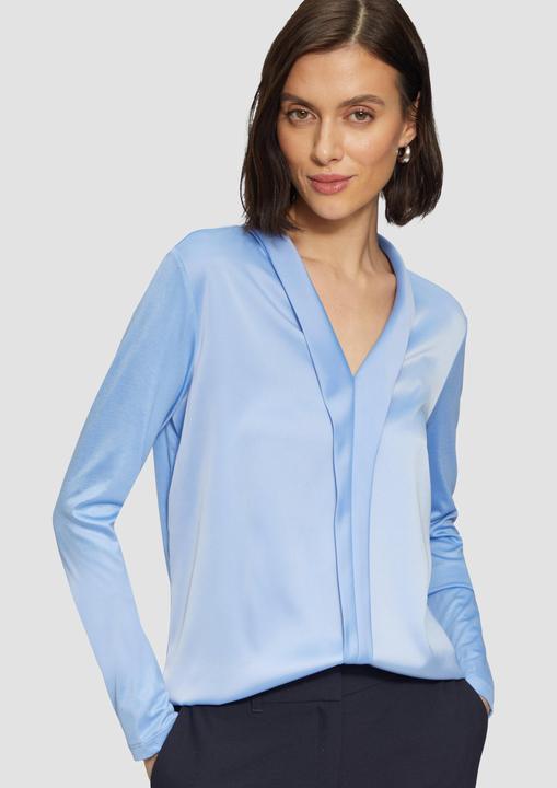 Immagine prodotto s.Oliver T-Shirt Satin-Blusenshirt mit Blende (44)