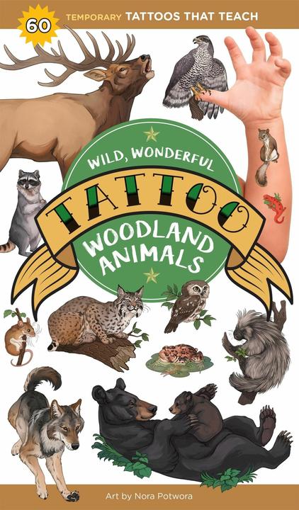 Image du produit Tatouage sauvage, Wonderful Woodland Animals