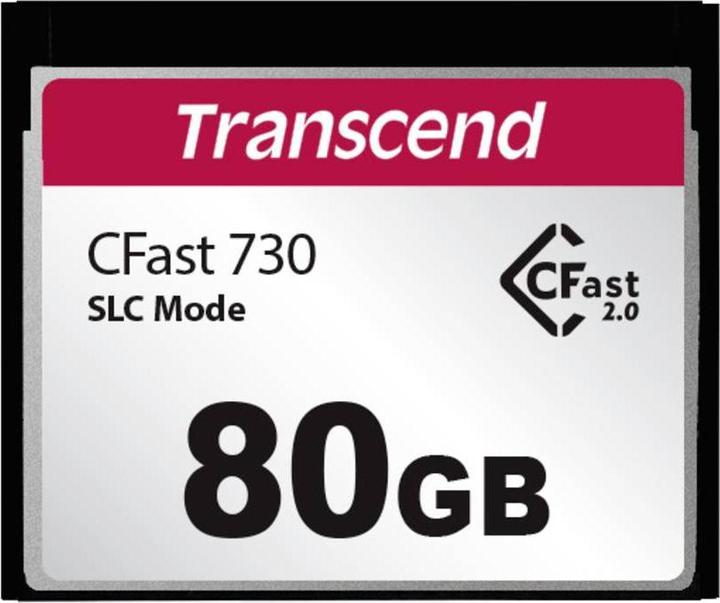 Immagine prodotto Transcend TS80GCFX730 Scheda CFast retail 80 GB (80 GB, CFast 2.0)